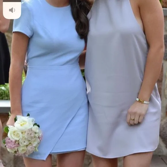 superdown | Dresses | Revolve Blue Mini Dress Open Back | Poshmark